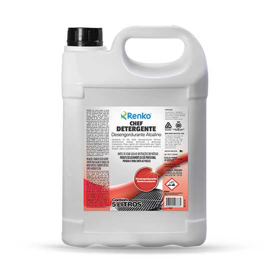 Chef Detergente Desengordurante Alcalino Concentrado